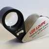 Ultraviolet LED Triplet Hand Lens 20x21mm