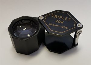 Triplet X20 lens metal hexagonal