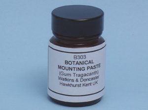 Botanical mounting paste