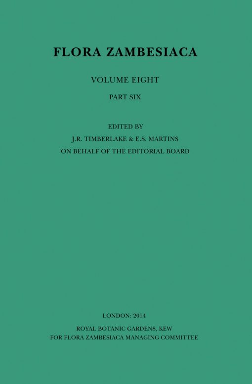 Flora Zambesiaca: Volume 8, Part 6. Acanthaceae: Barleria to Hypoestes.