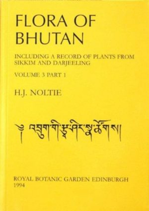 Flora of Bhutan Volume 3, Part 1 book cover