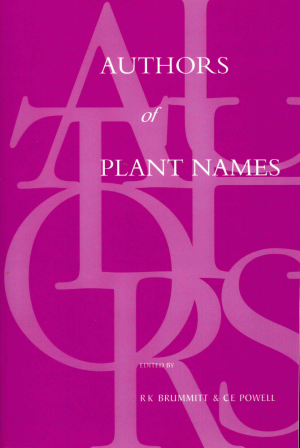 Authors of Plant Names
