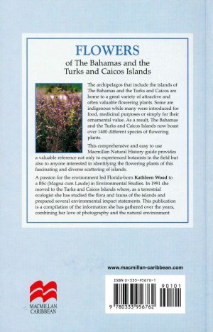 Back cover of Flowers of The Bahamas and the Turks and Caicos Islands
