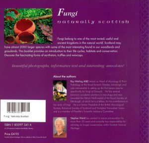 Back cover of Fungi: Naturally Scottish