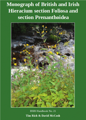 BSBI British and Irish Hieracium book cover