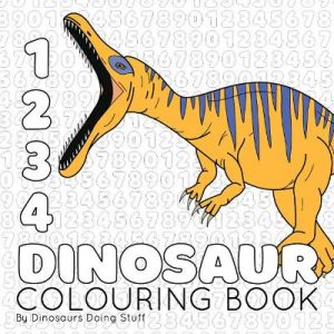 1234 Dinosaur: Colouring Book