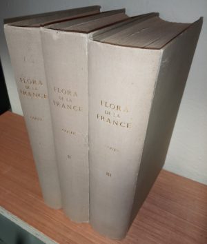 Flore Descriptive at Illustree de la France (3 volume complete set)