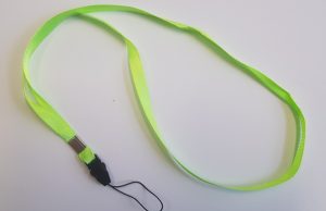 Green Polyester Lanyard
