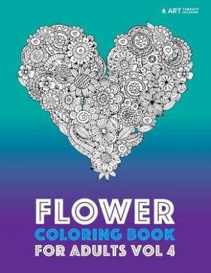Flower Coloring Book For Adults Vol 4