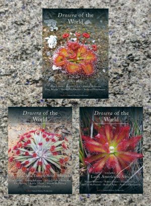 Drosera of the world 3 volume set covers