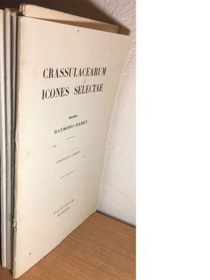 Crassulacearum Icones Selectae (vols. 1, 3, 4 and 5 )