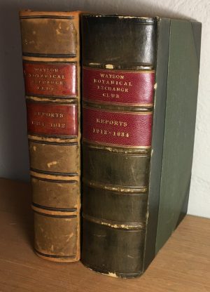 Watson Botanical Exchange Club. Annual Reports for 1884-1934 (bound as 2 volumes)