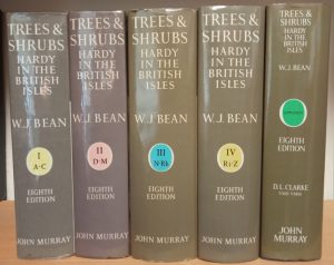 Trees and Shrubs Hardy in the British Isles, Vols I,II,III,IV and supplement