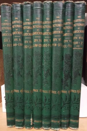 The Illustrated Dictionary of Gardening (8 volume set)