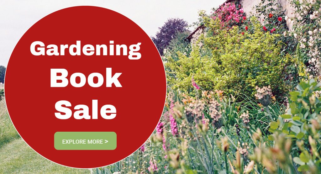 Gardening Book Sale banner