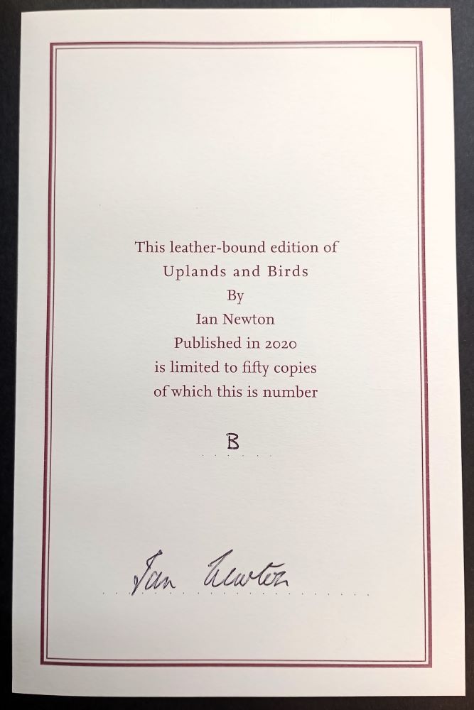 Uplands and Birds: New Naturalist 142: Leather bound - Image 3