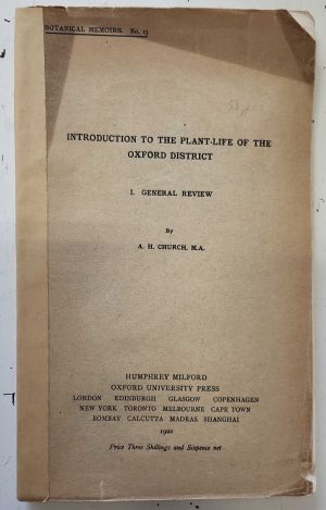 Introduction to the Plant-Life of the Oxford District