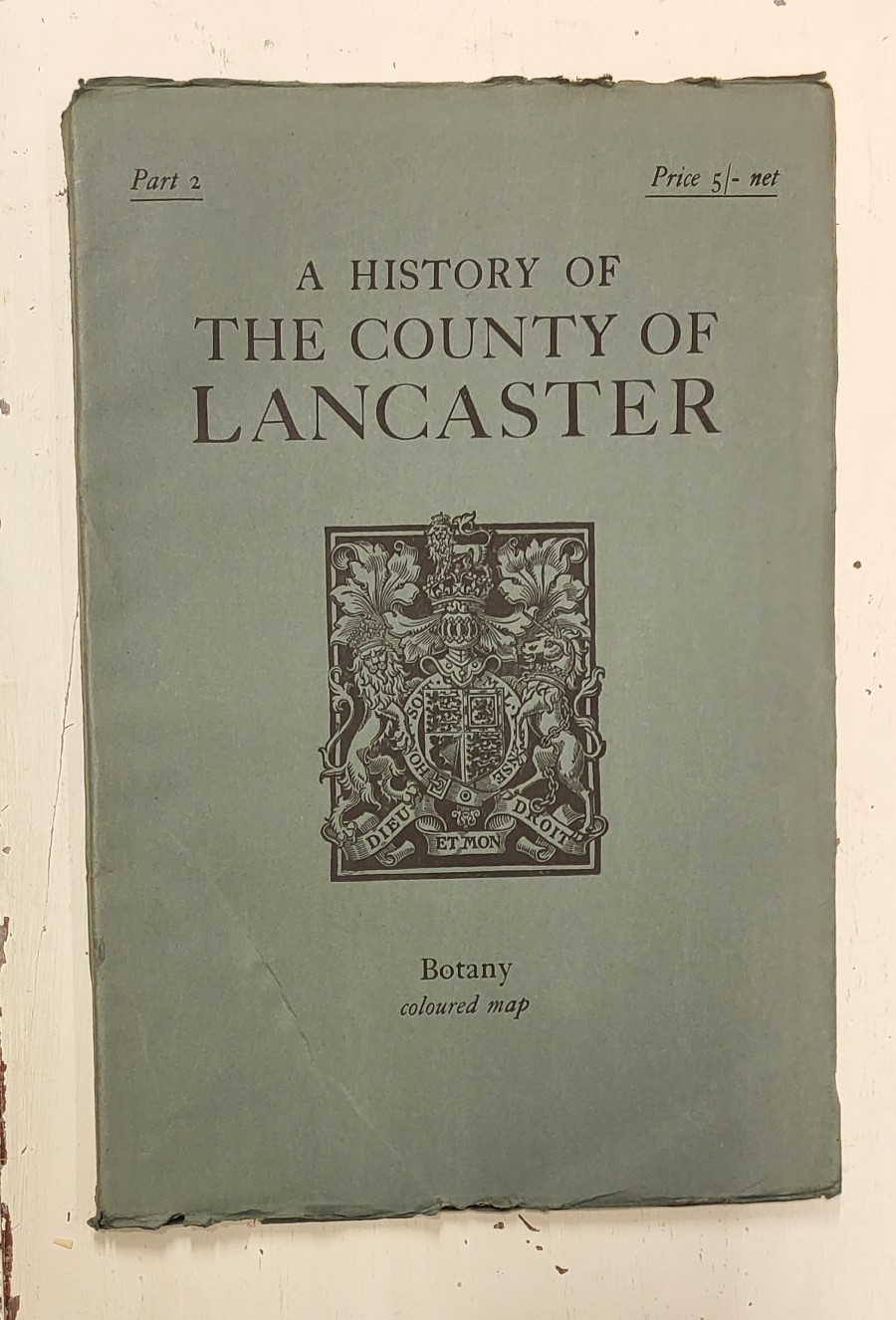A History of the County of Lancaster, part 2: Botany