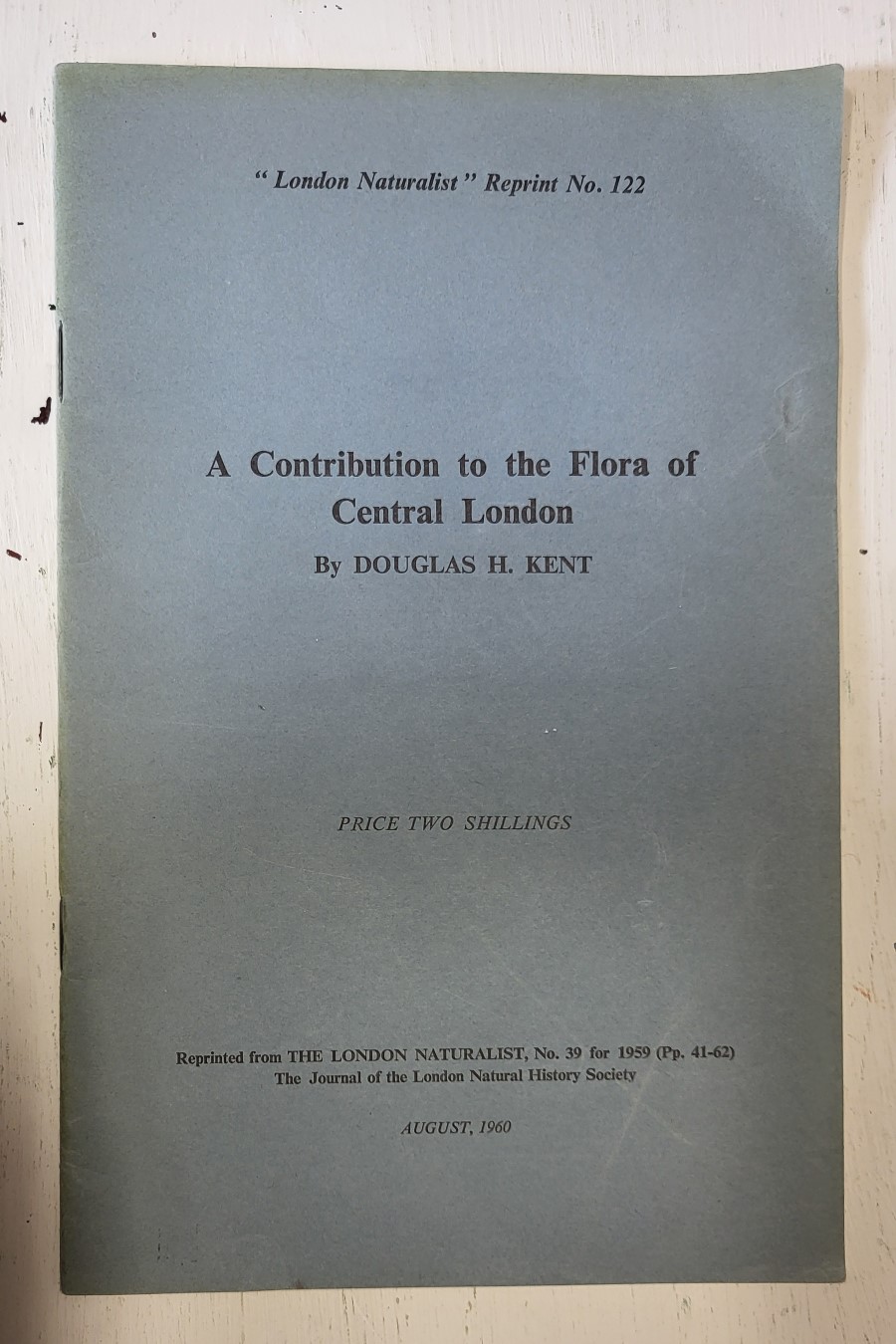 A Contribution to the Flora of Central London