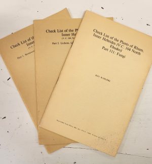 Check List of the Plants of Rhum, Inner Hebrides (3 part set)