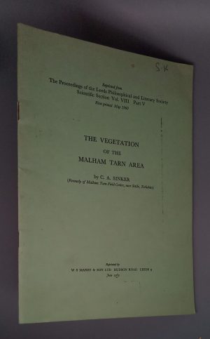 The Vegetation of the Malham Tarn Area
