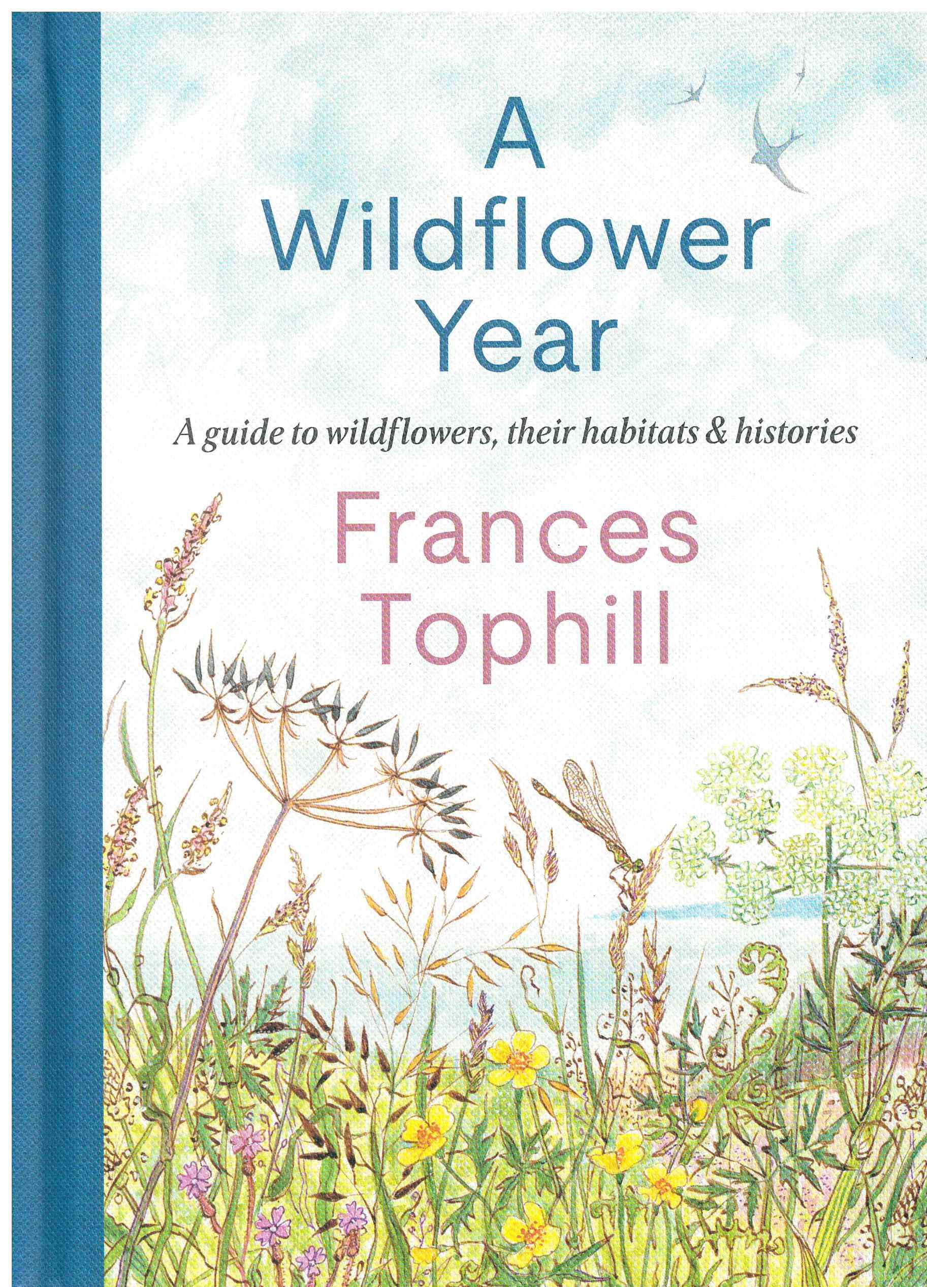 Front cover of A Wildflower Year: A Guide to Wildflowers, their Habitats & Histories by Frances Tophill