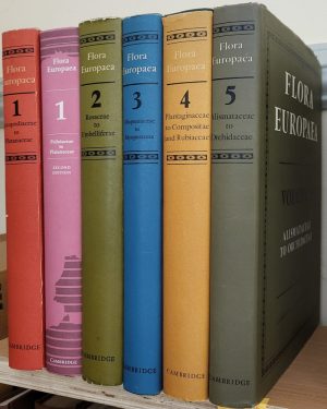 Flora Europaea, 6 vol. set. (Vols. 1-5 + Vol. 1 revised 2nd edition)