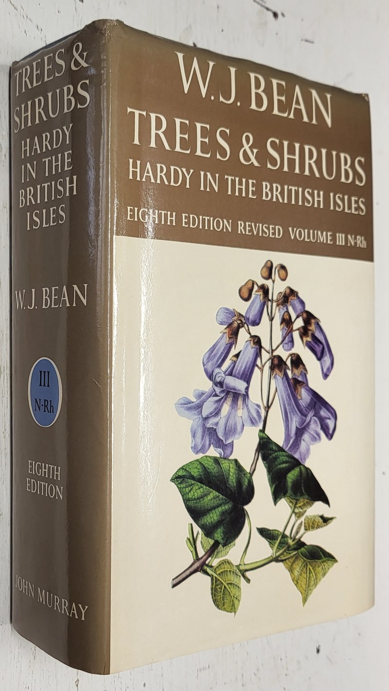 Trees and Shrubs Hardy in the British Isles, vol. 3 only