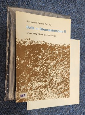 Soils in Gloucestershire II (Stow-on-the-Wold) with map sheet