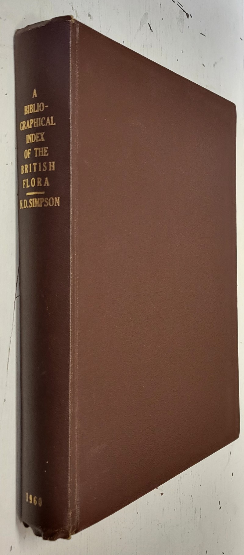 A Biographical Index of the British Flora