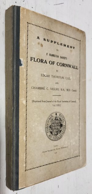 A Supplement to F. Hamilton Davey's Flora of Cornwall