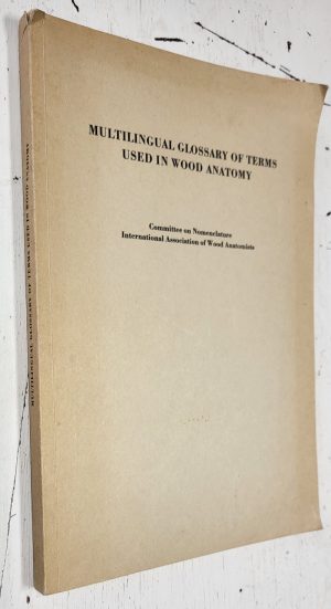 Multilingual Glossary Of Terms Used In Wood Anatomy