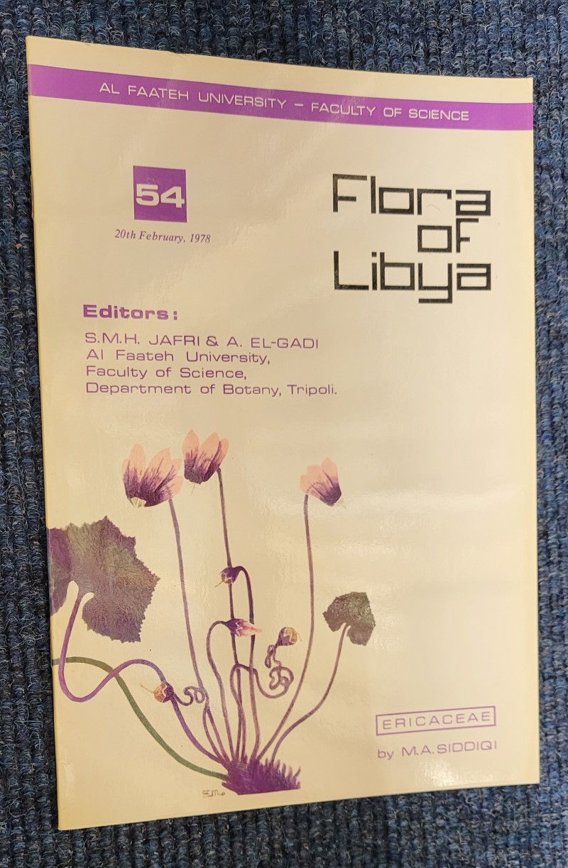 Flora of Libya, vol 54 (Ericaceae)