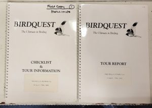 Birdquest: The Malay Peninsula, 18th April - 5 May 2002, 2 vol. set (Checklist & Tour Information and Tour Report)