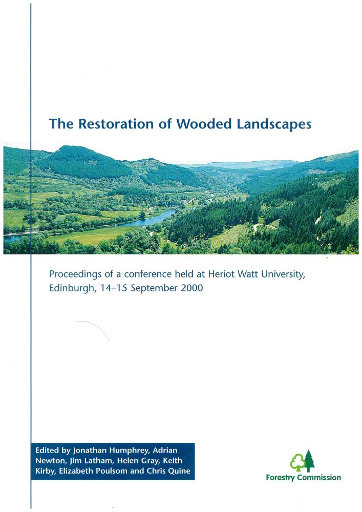 front cover of The Restoration of Wooded Landscapes