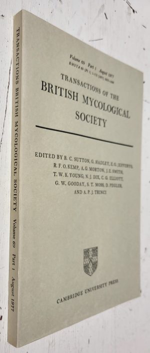 Transactions of the British Mycological Society, Vol. 69 Part 1