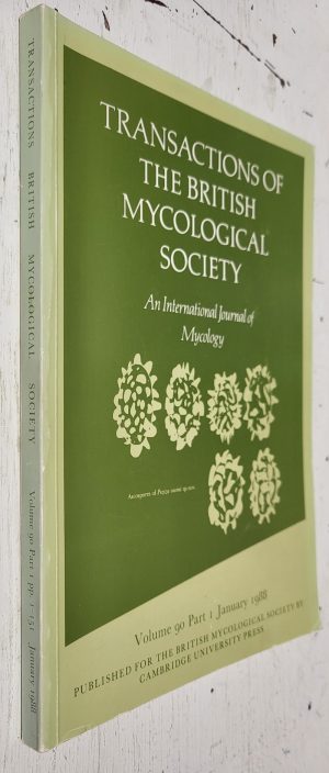 Transactions of the British Mycological Society, Vol. 90 Part 1