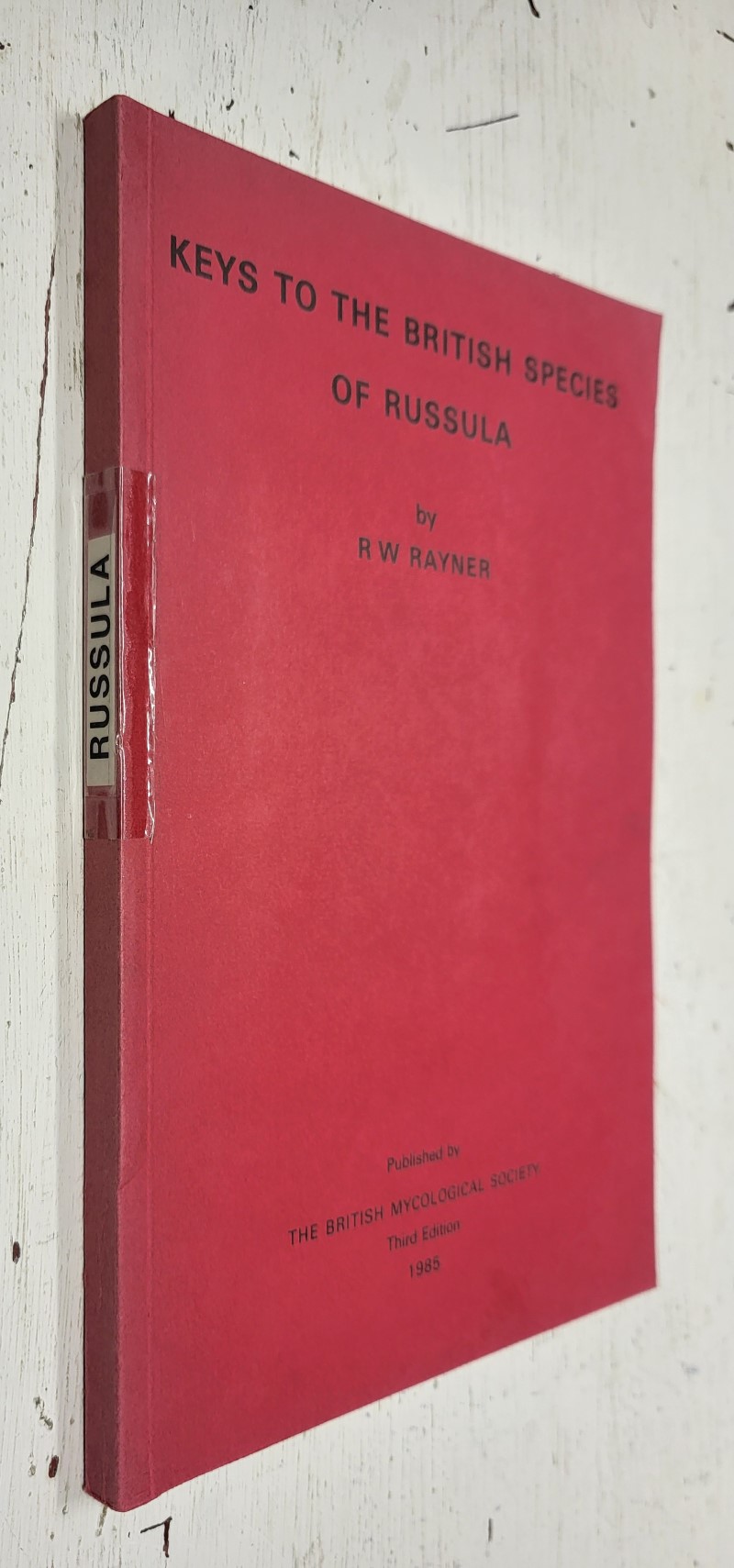 Keys to the British Species of Russula