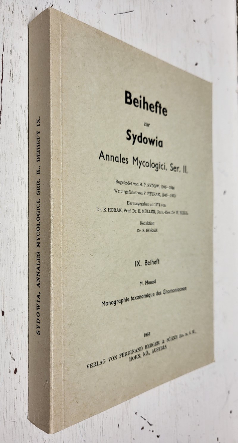 Monographie Taxonomique des Gnomoniaceae