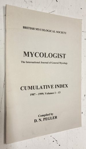 Mycologist: Cumulative Index 1987-1999