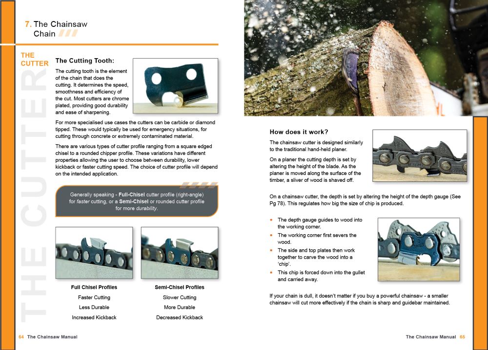 The Chainsaw Manual - Chainsaw Maintenance & Cross Cutting - Image 4