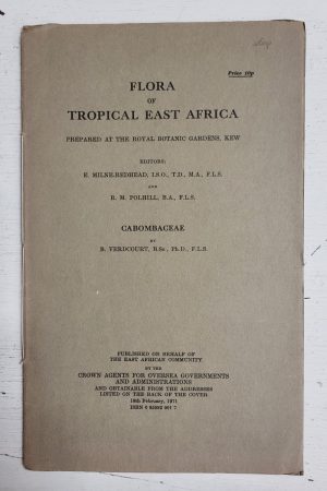 Flora of Tropical East Africa: Cabombaceae
