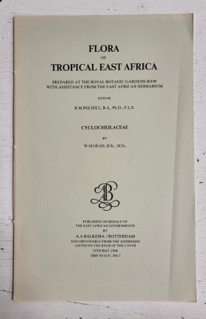 Flora of Tropical East Africa: Cyclocheilaceae