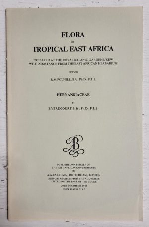 Flora of Tropical East Africa: Hernandiaceae