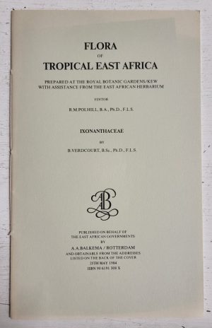 Flora of Tropical East Africa: Ixonanthaceae