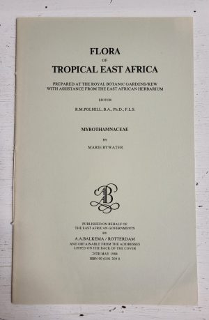 Flora of Tropical East Africa: Myrothamnaceae