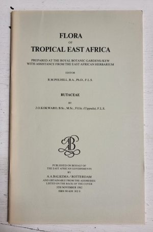Flora of Tropical East Africa: Rutaceae