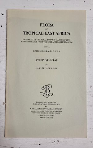 Flora of Tropical East Africa: Zygophyllaceae