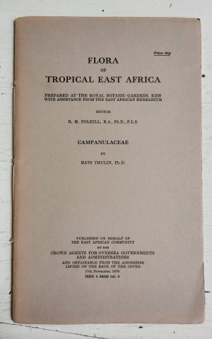 Flora of Tropical East Africa: Campanulaceae