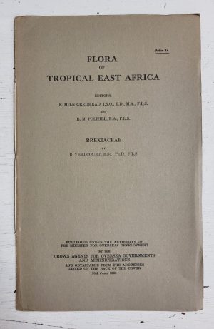 Flora of Tropical East Africa: Brexiaceae